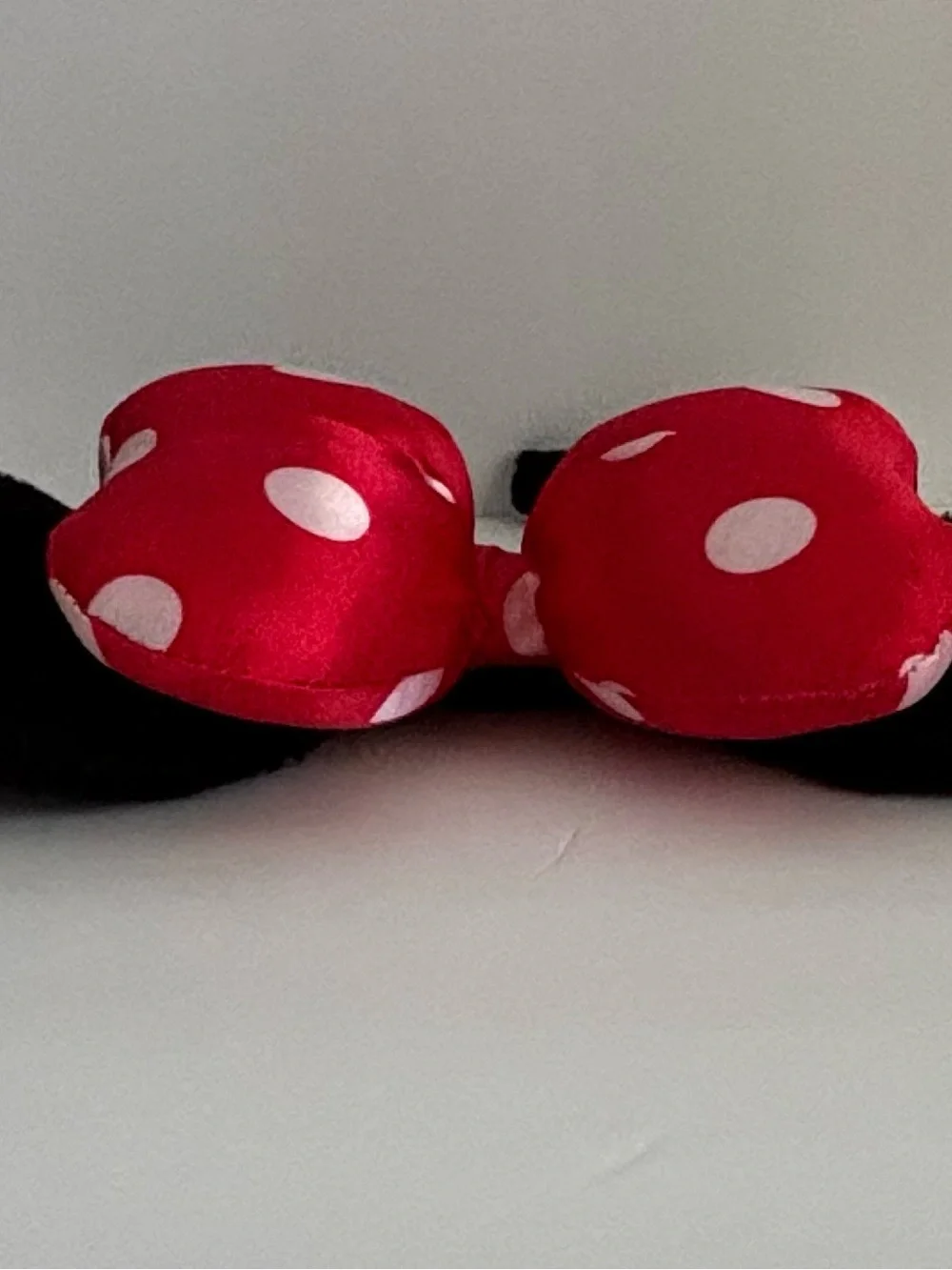Disney Parks Minnie Mouse Red Polka Dot Bow Ears Headband